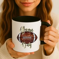 Game Day Football Bling Bling Football Lover Fall Autumn Mug