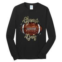 Game Day Football Bling Bling Football Lover Fall Autumn Tall Long Sleeve T-Shirt