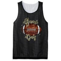 Game Day Football Bling Bling Football Lover Fall Autumn Mesh Reversible Basketball Jersey Tank