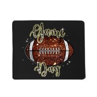 Game Day Football Bling Bling Football Lover Fall Autumn Mousepad