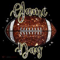Game Day Football Bling Bling Football Lover Fall Autumn Premium T-Shirt