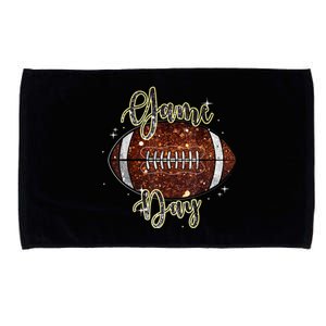 Game Day Football Bling Bling Football Lover Fall Autumn Microfiber Hand Towel