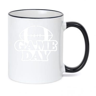 Game Day Football Lover 11oz Black Color Changing Mug