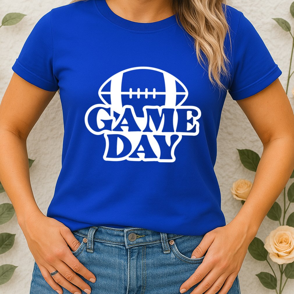 Game Day Football Lover Womens T-Shirt