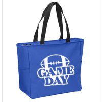 Game Day Football Lover Zip Tote Bag