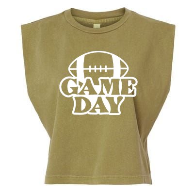 Game Day Football Lover Garment-Dyed Women's Muscle Tee