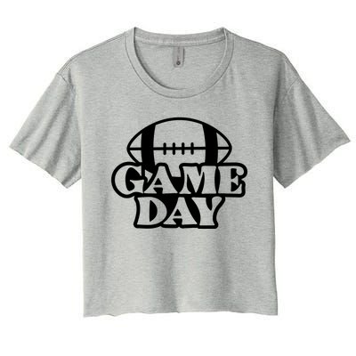 Game Day Football Lover Women's Crop Top Tee