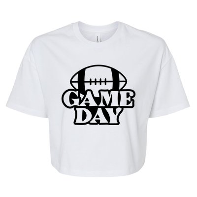 Game Day Football Lover Bella+Canvas Jersey Crop Tee