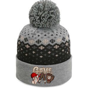 Game Day Funny Baseball Mama Baseball Season Game Day Mama The Baniff Cuffed Pom Beanie