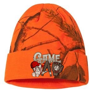 Game Day Funny Baseball Mama Baseball Season Game Day Mama Kati Licensed 12" Camo Beanie