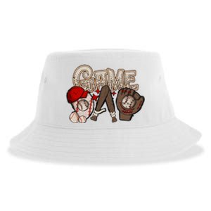 Game Day Funny Baseball Mama Baseball Season Game Day Mama Sustainable Bucket Hat