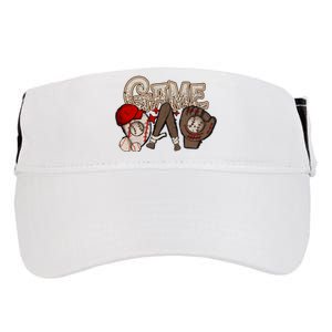 Game Day Funny Baseball Mama Baseball Season Game Day Mama Adult Drive Performance Visor