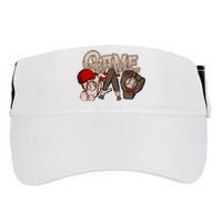 Game Day Funny Baseball Mama Baseball Season Game Day Mama Adult Drive Performance Visor