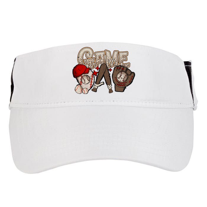 Game Day Funny Baseball Mama Baseball Season Game Day Mama Adult Drive Performance Visor