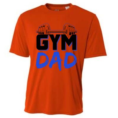 Gym Dad Fitness Workout Weightlifting Training Father Daddy Gift Cooling Performance Crew T-Shirt