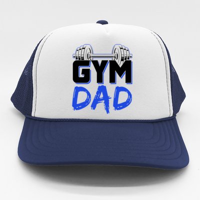 Gym Dad Fitness Workout Weightlifting Training Father Daddy Gift Trucker Hat