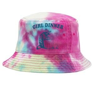 Girl Dinner Funny Raccoon Meme Panda Tie-Dyed Bucket Hat