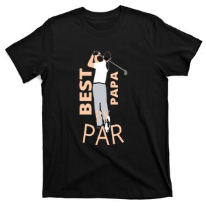 Golf Dad Funny Best Papa By Par Gift For Father's Day T-Shirt