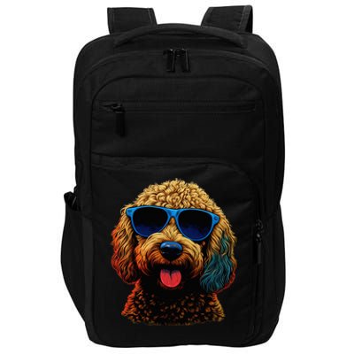 Goldendoodle Dood Funny Doodle Dog Golden Doodle Impact Tech Backpack