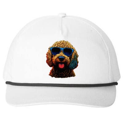 Goldendoodle Dood Funny Doodle Dog Golden Doodle Snapback Five-Panel Rope Hat