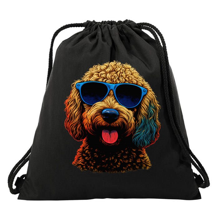 Goldendoodle Dood Funny Doodle Dog Golden Doodle Drawstring Bag