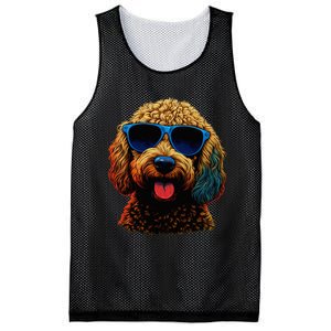 Goldendoodle Dood Funny Doodle Dog Golden Doodle Mesh Reversible Basketball Jersey Tank