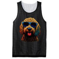 Goldendoodle Dood Funny Doodle Dog Golden Doodle Mesh Reversible Basketball Jersey Tank