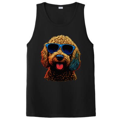 Goldendoodle Dood Funny Doodle Dog Golden Doodle PosiCharge Competitor Tank