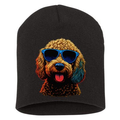 Goldendoodle Dood Funny Doodle Dog Golden Doodle Short Acrylic Beanie