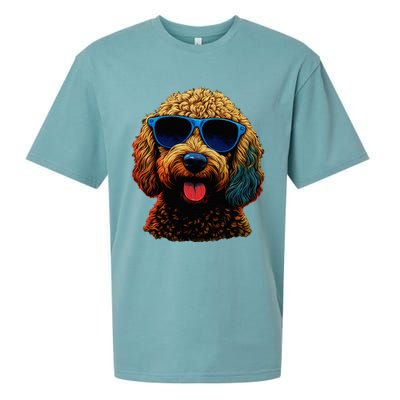 Goldendoodle Dood Funny Doodle Dog Golden Doodle Sueded Cloud Jersey T-Shirt