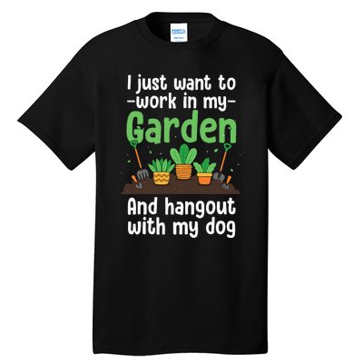 Gardening Design For Women Plant Lover Florist Gardener Tall T-Shirt