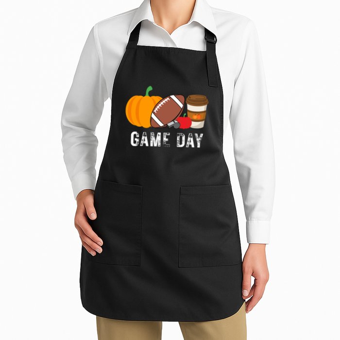 Game Day Football Pumpkin Fall Apron