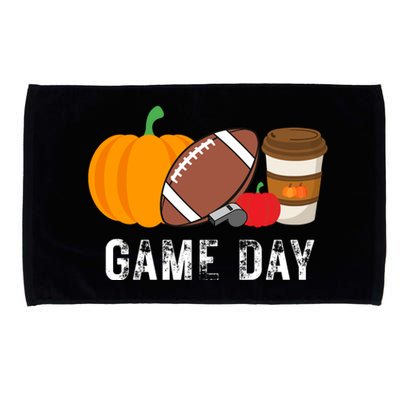 Game Day Football Pumpkin Fall Microfiber Hand Towel