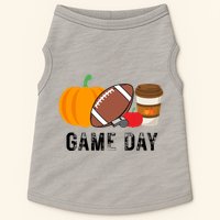 Game Day Football Pumpkin Fall Doggie Tank