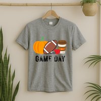 Game Day Football Pumpkin Fall T-Shirt