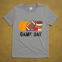 Game Day Football Pumpkin Fall T-Shirt