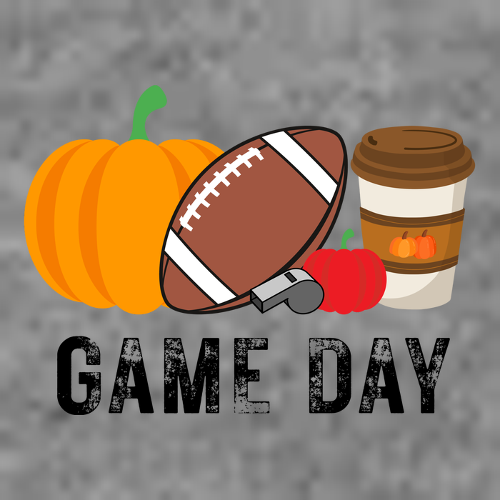 Game Day Football Pumpkin Fall T-Shirt