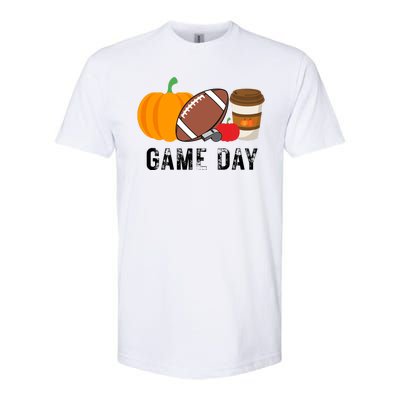 Game Day Football Pumpkin Fall Softstyle® CVC T-Shirt