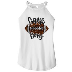 Game Day Football Bling Bling Football Lover Fall Autumn Women's Perfect Tri Rocker Tank