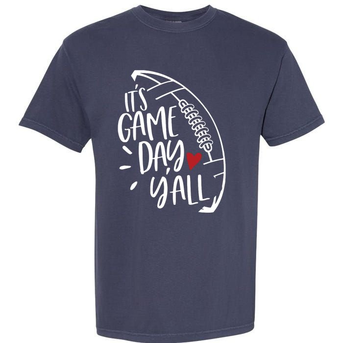 Game Day Football Season Funny Men Women Team Sports Garment-Dyed Heavyweight T-Shirt