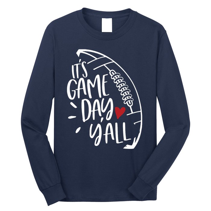 Game Day Football Season Funny Men Women Team Sports Long Sleeve Shirt