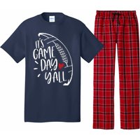 Game Day Football Season Funny Men Women Team Sports Pajama Set