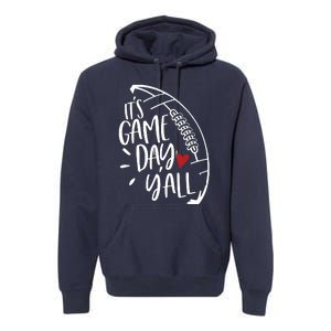 Game Day Football Season Funny Men Women Team Sports Premium Hoodie