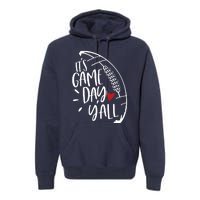 Game Day Football Season Funny Men Women Team Sports Premium Hoodie