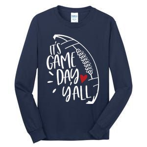 Game Day Football Season Funny Men Women Team Sports Tall Long Sleeve T-Shirt