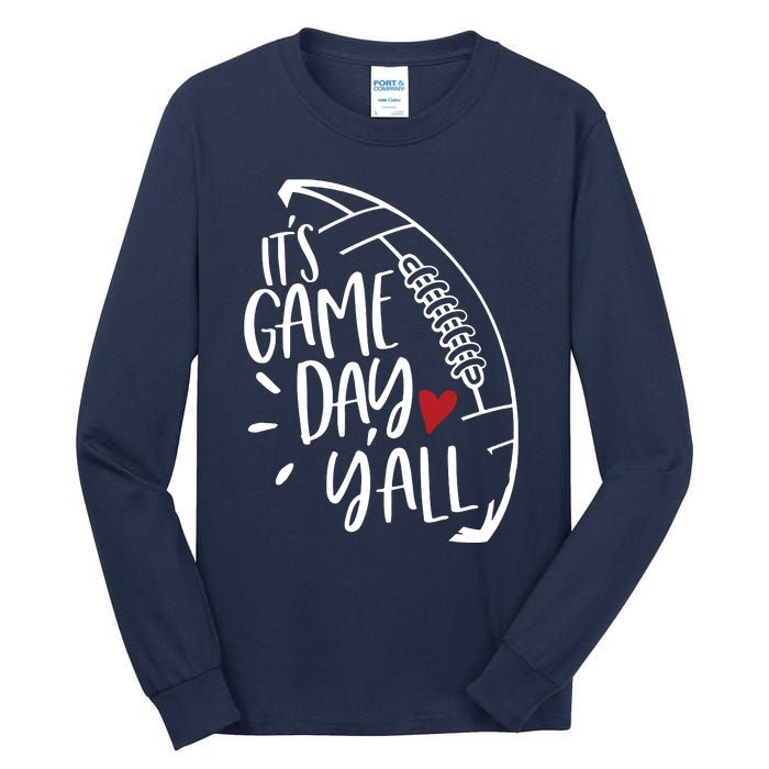 Game Day Football Season Funny Men Women Team Sports Tall Long Sleeve T-Shirt