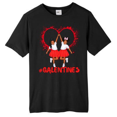 Galentines Day Fun Cute Brown Skin Girls Best Girl Friends Cool Gift Tall Fusion ChromaSoft Performance T-Shirt