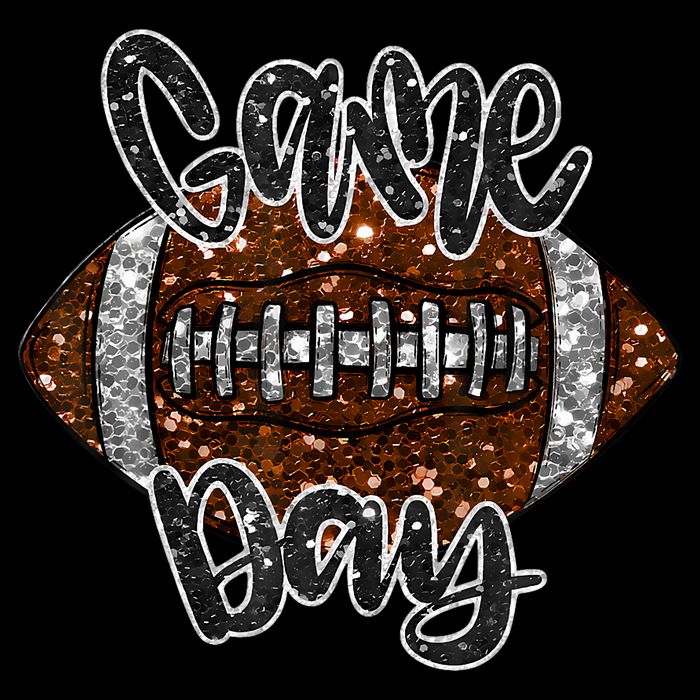 Game Day Football Bling Bling Football Lover Fall Autumn Cooling Performance Crew T-Shirt