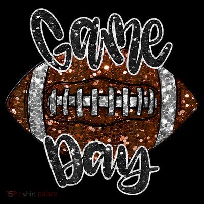 Game Day Football Bling Bling Football Lover Fall Autumn T-Shirt