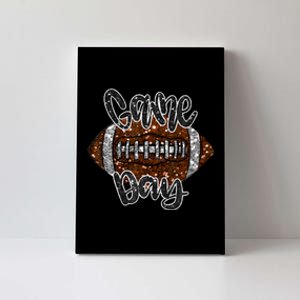 Game Day Football Bling Bling Football Lover Fall Autumn Canvas